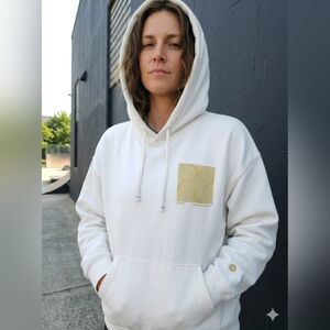 Stance "Stitched Different" White Graphic Hoodie | Skater Streetwear XL